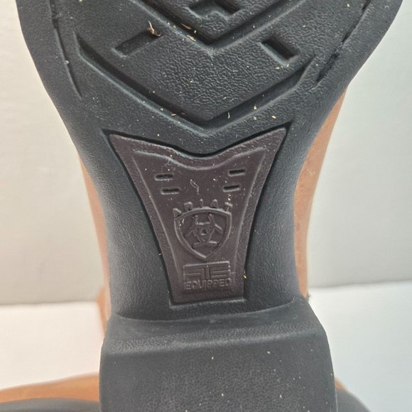 Ariat Midcalf Western Boots Sz 8 Brown Leather Pull On Casual Low Heel Cowgirl - Picture 14 of 14